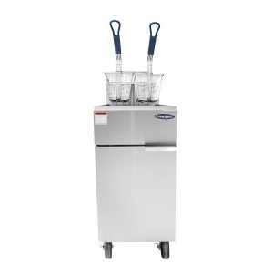 Freidora de gas ATFS-40 de acero inoxidable de 40 lb para trabajo pesado