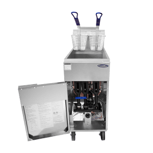 Freidora de gas ATFS-40 de acero inoxidable de 40 lb para trabajo pesado