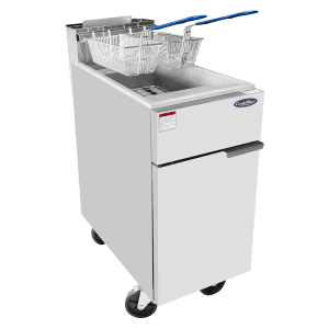 Freidora de gas ATFS-40 de acero inoxidable de 40 lb para trabajo pesado