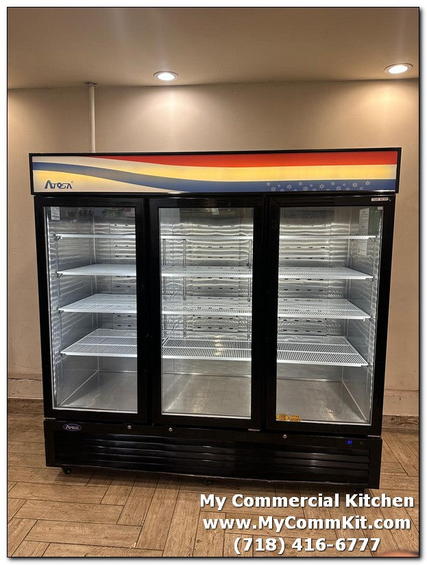 USED Atosa MCF8724GR Glass Door Merchandiser