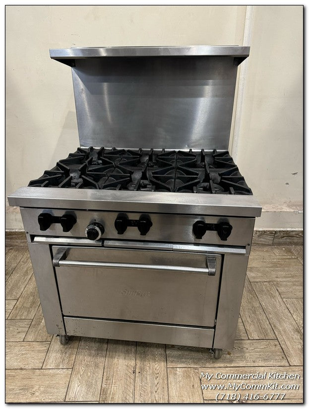 USED Garland X36-6R 6 burner Range