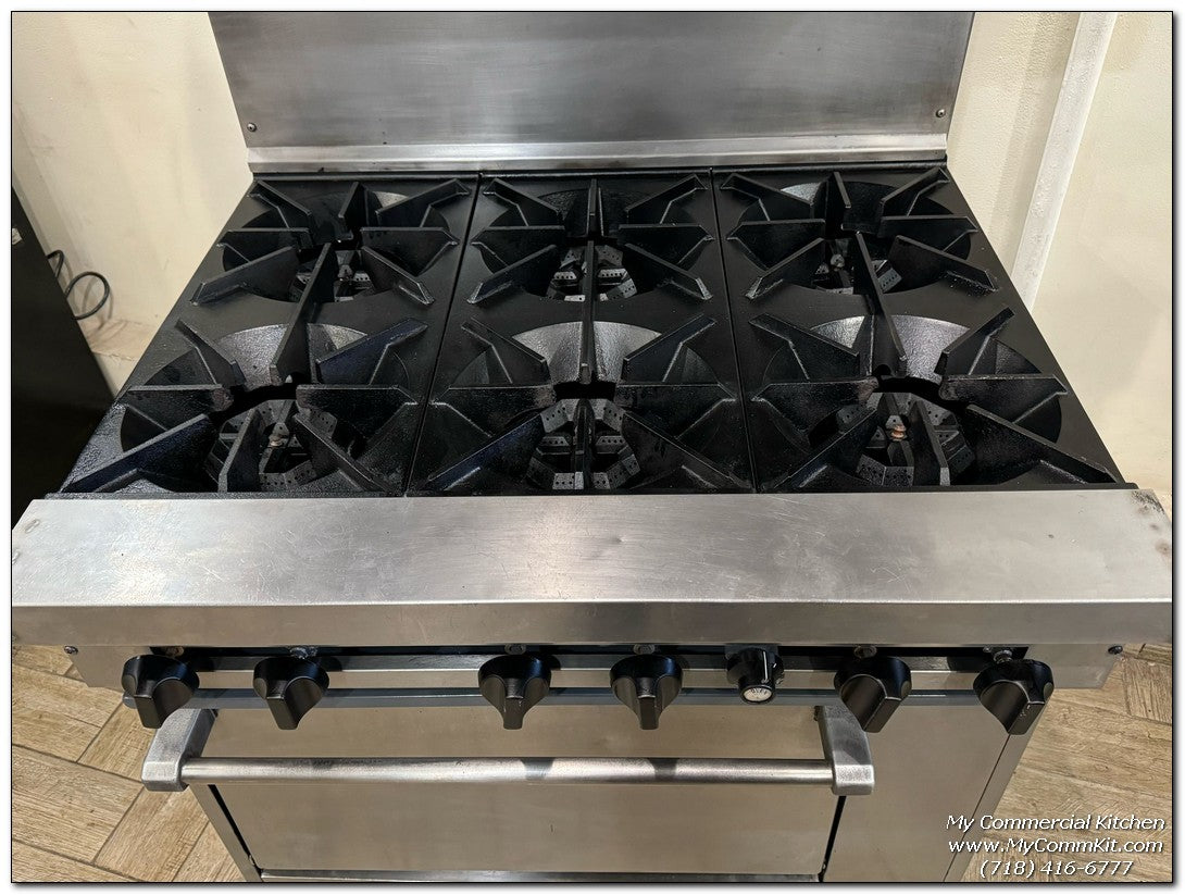 USED Garland X36-6R 6 burner Range