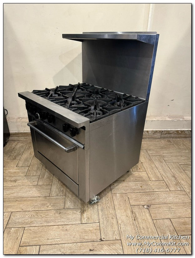 USED Garland X36-6R 6 burner Range