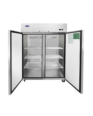 MBF8005GR — 52"-Wide Top Mount Solid 2-Door S/S Reach-in Refrigerator