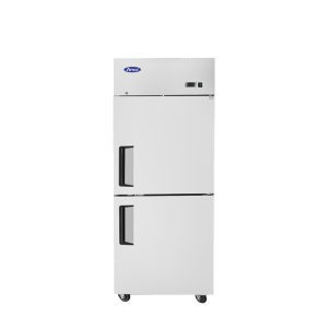 MBF8007GR — 29"-Wide Top Mount Two (2) Divided Door Reach-in Freezer, Right-Hinged