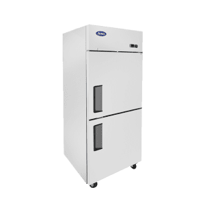 MBF8007GR — 29"-Wide Top Mount Two (2) Divided Door Reach-in Freezer, Right-Hinged