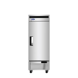 MBF8501GR — 27"-Wide Bottom Mount Solid One-Door Reach-in S/S Freezer, Right-Hinged