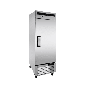 MBF8505GR — 27"-Wide Bottom Mount Solid One-Door Reach-in S/S Refrigerator, Right-Hinged