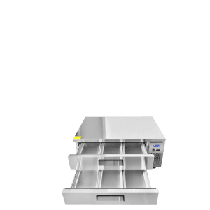 MGF8450GR — 48" Two-Drawer Stainless Steel Chef Base Refrigerator