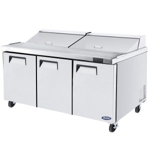 MSF8304GR — 72" Standard Top S/S Refrigerated Sandwich Prep Table