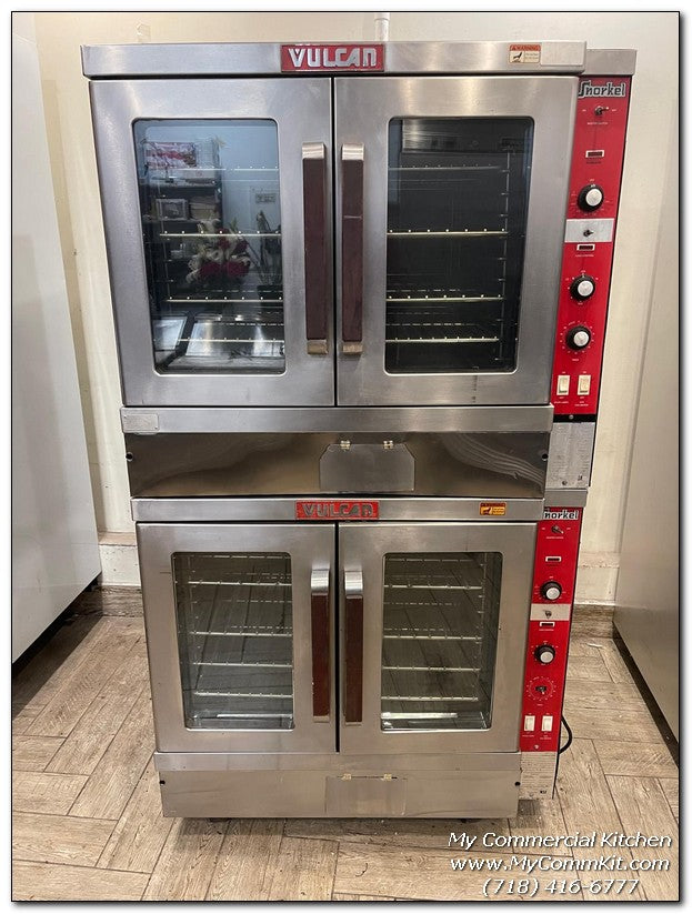 USED Vulcan SG1010t double convection ovens, NG
