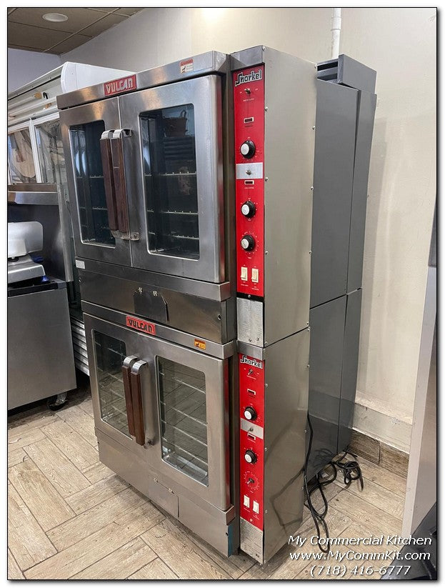 USED Vulcan SG1010t double convection ovens, NG