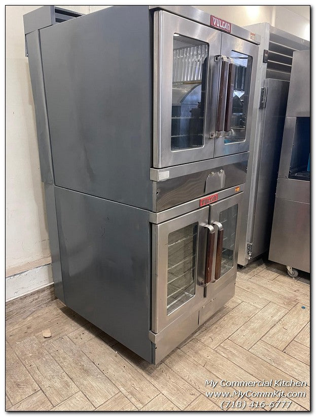 USED Vulcan SG1010t double convection ovens, NG