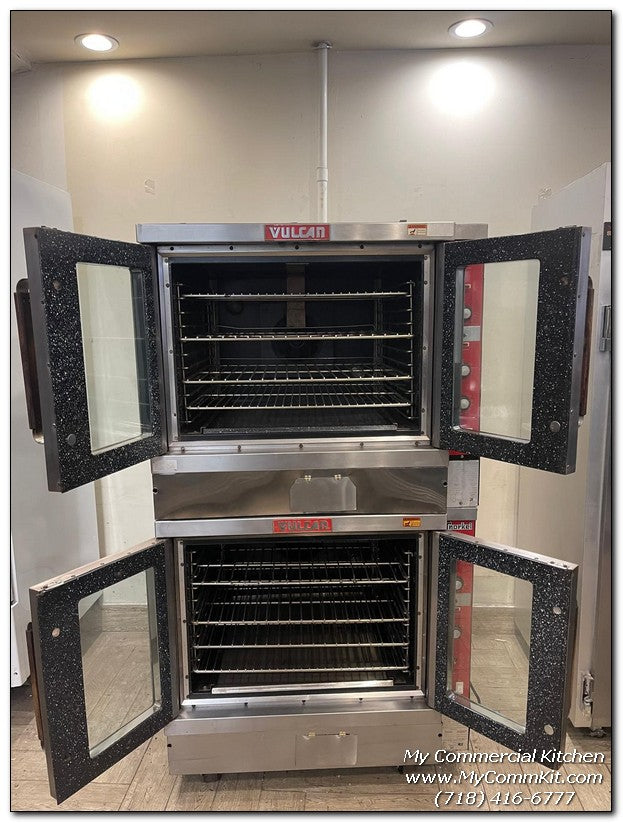 USED Vulcan SG1010t double convection ovens, NG