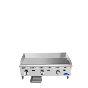 Plancha manual de gas ATMG-36 para encimera de alta resistencia de 36"