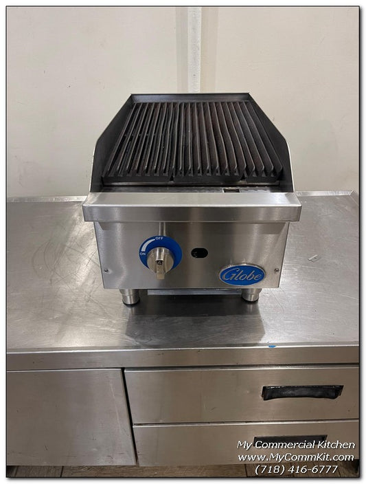 USED Globe GCB15G Counter Charbroiler