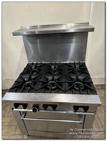 USED Garland X36-6R 6 burner Range