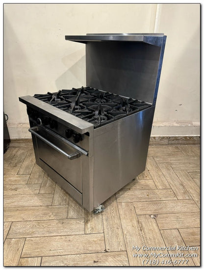 USED Garland X36-6R 6 burner Range