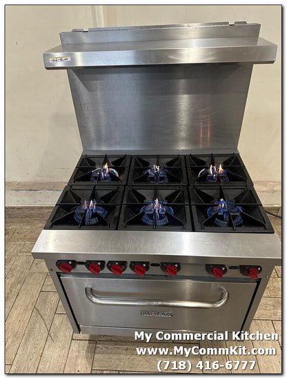 USED Motak 'MR6-C-S' 6 Burner stove