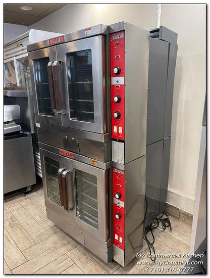 USED Vulcan SG1010t double convection ovens, NG
