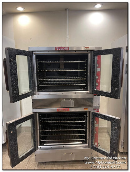 USED Vulcan SG1010t double convection ovens, NG